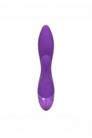 Фиолетовый вибромассажер-кролик Aura Dual Lover - 20,25 см. - фото 171325