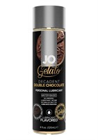 Лубрикант с ароматом шоколада JO GELATO DECADENT DOUBLE CHOCOLATE - 120 мл. - фото 1365970