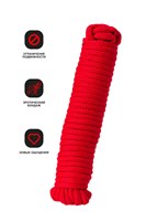 Красная текстильная веревка для бондажа - 1 м. - фото 170241