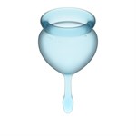 Набор голубых менструальных чаш Feel good Menstrual Cup - фото 170608