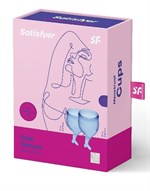 Набор синих менструальных чаш Feel secure Menstrual Cup - фото 170574