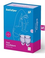 Набор фиолетовых менструальных чаш Feel confident Menstrual Cup - фото 170085