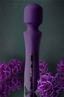 Фиолетовый жезловый вибромассажер Nalone Rockit - 19,2 см. - фото 174315