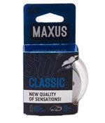 Классические презервативы в пластиковом кейсе MAXUS AIR Classic - 3 шт. - фото 1307591