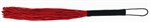 Красная плеть-флогер с черной ручкой - 50 см. - фото 1409565