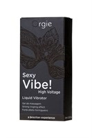 Гель для массажа ORGIE Sexy Vibe High Voltage с эффектом вибрации - 15 мл. - фото 1409688