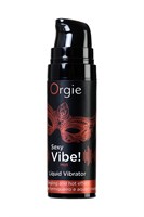 Разогревающий гель для массажа ORGIE Sexy Vibe Hot с эффектом вибрации - 15 мл. - фото 1409693
