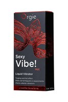Разогревающий гель для массажа ORGIE Sexy Vibe Hot с эффектом вибрации - 15 мл. - фото 1409695