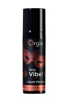 Разогревающий гель для массажа ORGIE Sexy Vibe Hot с эффектом вибрации - 15 мл. - фото 28782