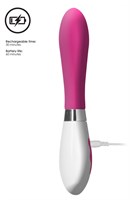 Розовый гладкий вибратор Atlas - 20,5 см. - фото 174063