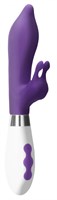 Фиолетовый вибратор-кролик Adonis - 22 см. - фото 174065