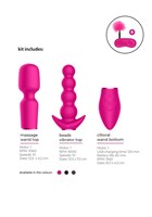 Розовый эротический набор Pleasure Kit №3 - фото 174163