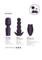Фиолетовый эротический набор Pleasure Kit №3 - фото 174171