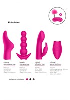 Розовый эротический набор Pleasure Kit №6 - фото 174196