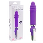 Фиолетовый вибратор ALICE 20-Function Desire Vibe - 16 см. - фото 175213
