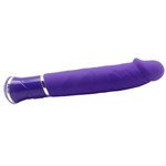 Фиолетовый силиконовый вибратор ECSTASY Rowdy Dong - 21,4 см. - фото 173505