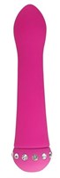 Розовый вибратор SPARKLE SUCCUBI  BLISS CARESSING VIBE - 14,2 см. - фото 175228