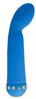 Голубой вибратор SPARKLE SUCCUBI  BLISS G VIBE - 14,2 см. - фото 472112