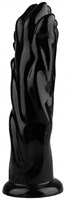 Черная фантазийная анальная втулка-лапа - 25,5 см. - фото 175329