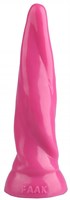 Розовая коническая винтовая анальная втулка - 22,5 см. - фото 175405