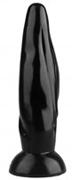 Черная фигурная анальная втулка - 22,5 см. - фото 175444