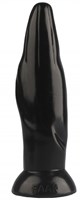 Черная фигурная анальная втулка - 22,5 см. - фото 175441