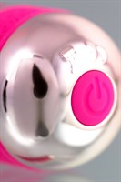 Розовый нереалистичный мини-вибратор Mastick Mini - 13 см. - фото 175936