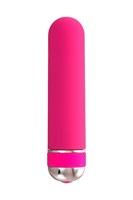Розовый нереалистичный мини-вибратор Mastick Mini - 13 см. - фото 1366544
