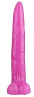 Розовый фаллоимитатор северного оленя - 25 см. - фото 176341