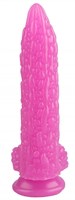 Розовый фантазийный фаллоимитатор  Дикая кукуруза  - 21 см. - фото 176365