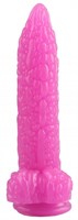 Розовый фантазийный фаллоимитатор  Дикая кукуруза  - 21 см. - фото 176362