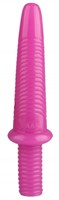 Розовый анальный стимулятор  Буравчик  - 31 см. - фото 176886
