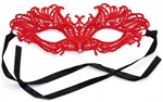 Кружевная красная маска  Верона  - фото 176910