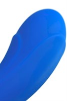 Нереалистичный синий вибратор BLURY - 18,5 см. - фото 176036