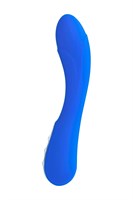 Нереалистичный синий вибратор BLURY - 18,5 см. - фото 176028