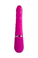 Розовый нереалистичный вибратор Ailighter Smart Telescopic Lover - 27,1 см. - фото 176091