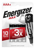Батарейки Energizer MAX E92/AAA 1.5V - 4 шт. - фото 175671