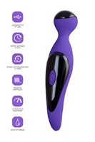 Фиолетовый вибростимулятор COSMY - 18,3 см. - фото 1306134