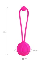 Розовый вагинальный шарик BLUSH - фото 176215