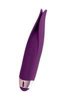 Фиолетовый клиторальный вибростимулятор FLO - 18,5 см. - фото 1306175