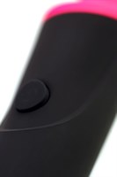 Черно-розовый вибростимулятор ASTER - 19,5 см. - фото 176246