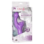 Фиолетовый вибратор-кролик Rechargeable Butterfly Kiss - фото 1307656