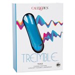 Голубой мини-вибратор Tremble Tickle - 12,75 см. - фото 1307716