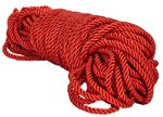 Красная веревка для связывания BDSM Rope - 30 м. 182063 - фото 173189