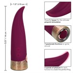 Фантазийный вибромассажер Starstruck Fling - 14 см. - фото 268261