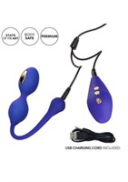 Фиолетовые виброшарики с электростимуляцией Impulse Intimate E-Stimulator Dual Kegel - фото 1414155