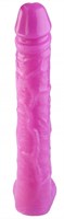 Розовый фаллоимитатор-гигант - 44,5 см. - фото 177099