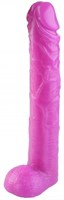 Розовый фаллоимитатор-гигант - 44,5 см. - фото 177096
