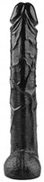 Черный фаллоимитатор-гигант - 44,5 см. - фото 177102