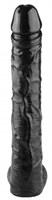 Черный фаллоимитатор-гигант - 44,5 см. - фото 177103